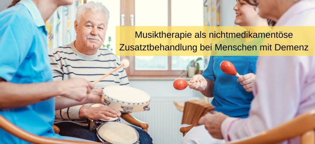 Musiktherapie können Menschen mit Demenz helfen, eine Verschlimmerung zu verhindern